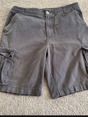Andrew Fezza Men's Charcoal Cargo Shorts